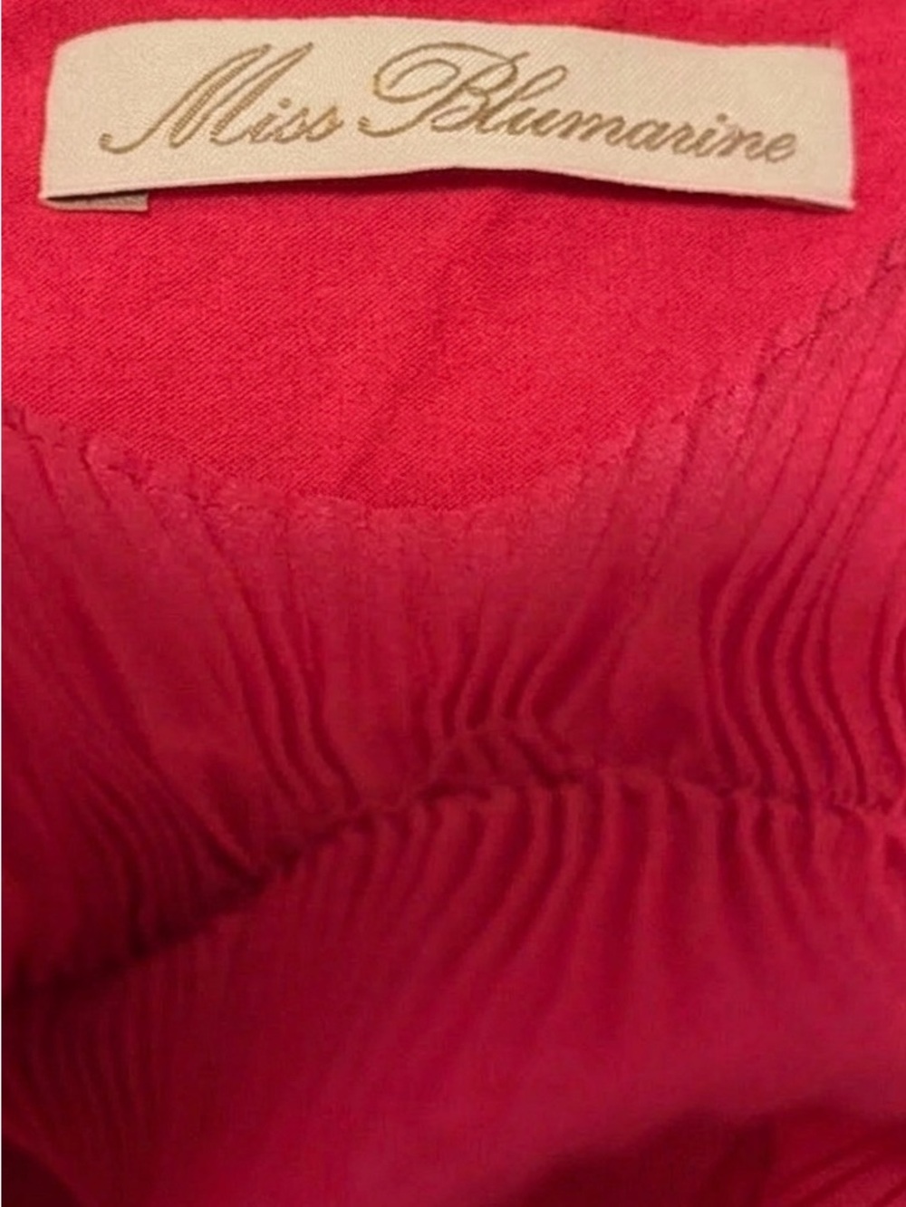 Vintage Y2K Miss Blumarine Rhinestone Ruffle Top - Picture 4 of 6